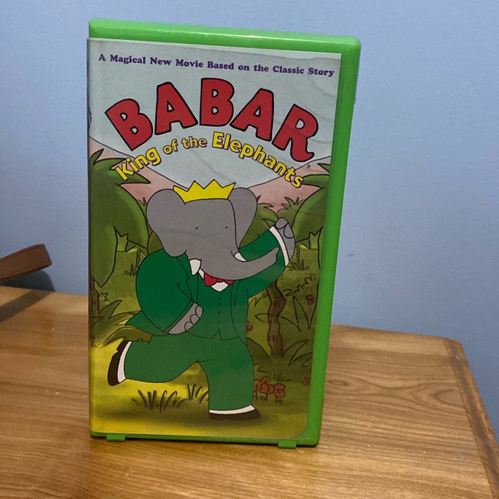 Babar King of the Elephants VHS